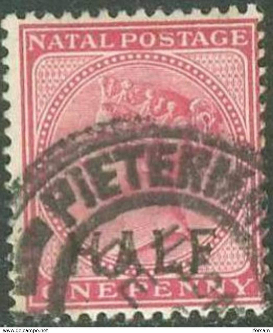 SOUTH AFRICA..NATAL..1895..Mich El # 57...used. - Natal (1857-1909)