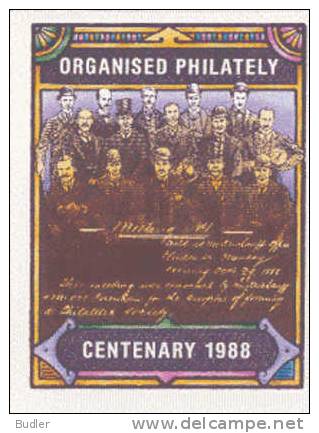 AUSTRALIA : 1988 : Post. Stat. : ORGANISED PHILATELY : TIMBRE,STAMP,ALBUM, - Postal Stationery