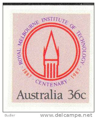 AUSTRALIA:'87:Post.St.:ROYAL MELBOURNE INSTITUTE Of TECHNOLOGY:TECHNOLOGY,EDUCATION,SOCIETY:GLOBE,READING,YOUTH,COMPUTER - Postwaardestukken