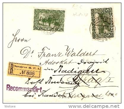 A-B021a /ÖSTERREICH - LEVANTE -  FDC 18.8.10 Kaisergeburtstag 80 Jahre - Levante-Marken