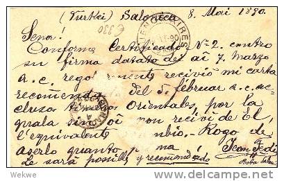 A-L010a/Salonich/Salonicco3.5.1890GA-Doppeladler20Para,Argentinien - Levante-Marken