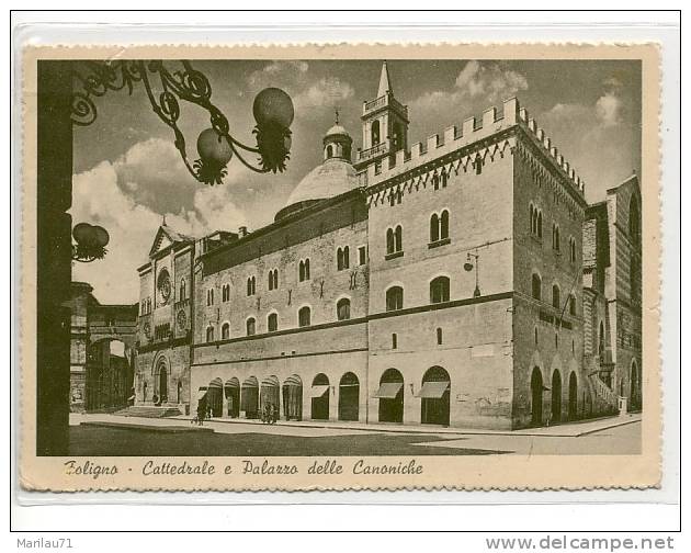 UMBRIA Foligno (Perugia) Cattedrale 1941 Viaggiata - Foligno