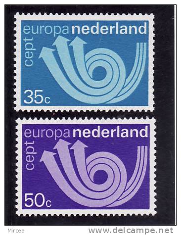 Pays-Bas 1973 - Yv.no.982/3 Neufs** - 1973