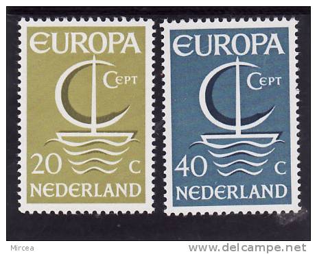 Pays-Bas 1966 -  Yv.no.837/8 Neufs** - 1966