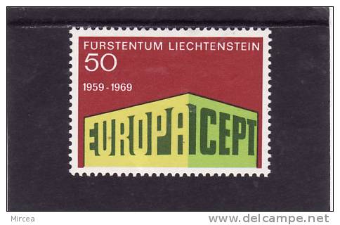 C5128 - Liechtenstein 1969 -  Yv.no.454 Neuf** - 1969
