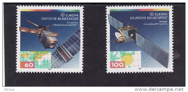 Allemagne Federale  , Yv.no.1358/9,   Neufs** - 1991