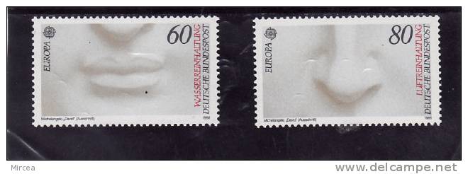 Allemagne Federale  , Yv.no.1110/1,   Neufs** - 1986