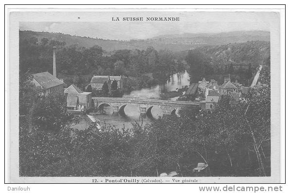 14 // PONT D OUILLY, Vue Générale, - Pont D'Ouilly