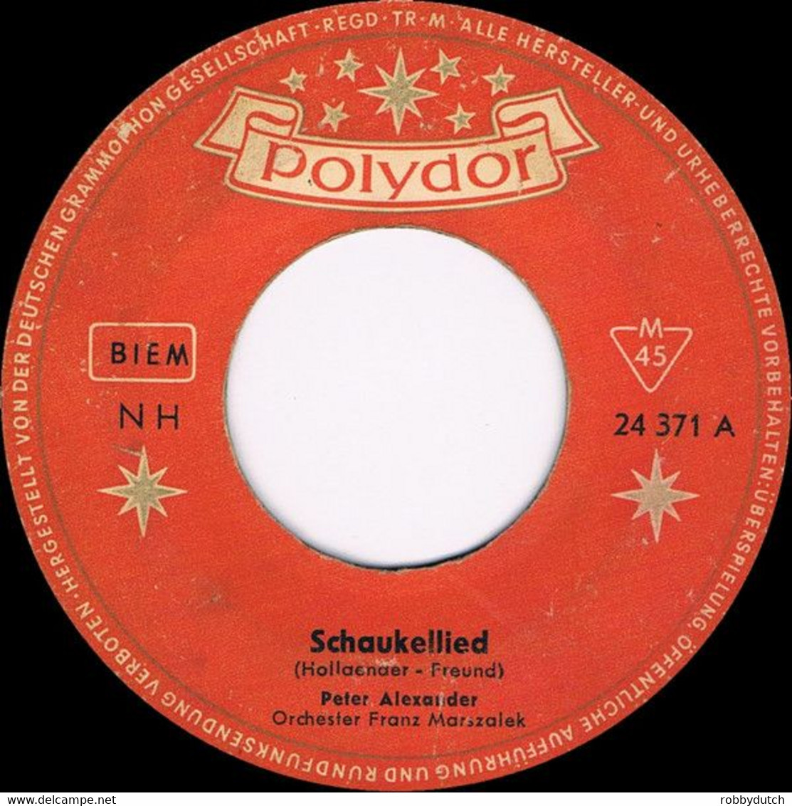 * 7" * PETER ALEXANDER - SCHAUKELLIED (Deutschland 1960 Ex-!!!) Selten!!! - Sonstige - Deutsche Musik