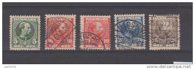 Dänemark   Mi. Nr.  47 /48 +2x 49 /50    Gest. - Used Stamps