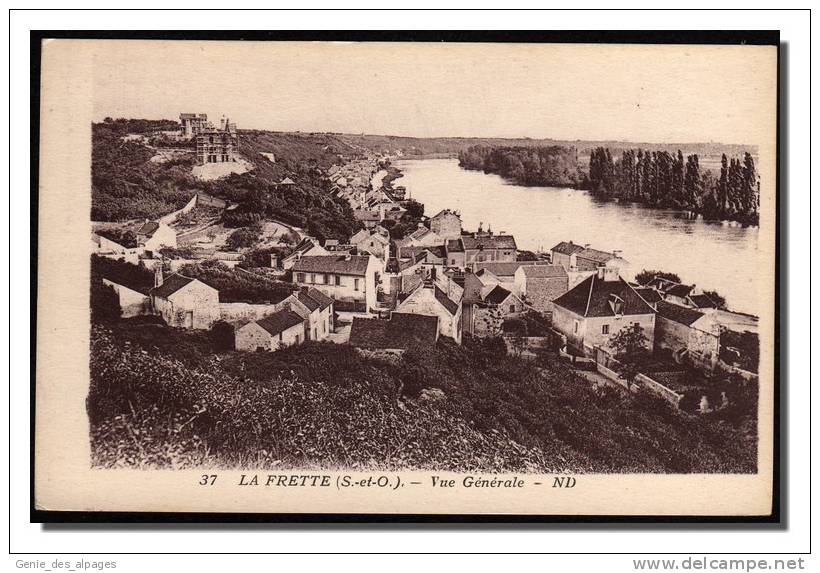 95 LA FRETTE, Vue Générale, Ed ND -37-dos Div.vierge - La Frette-sur-Seine