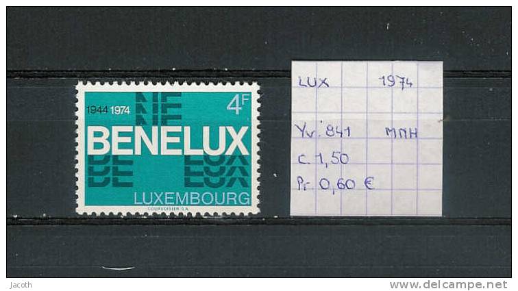 Luxembourg 1974 - Yv. 841 Postfris/neuf/MNH - Nuevos
