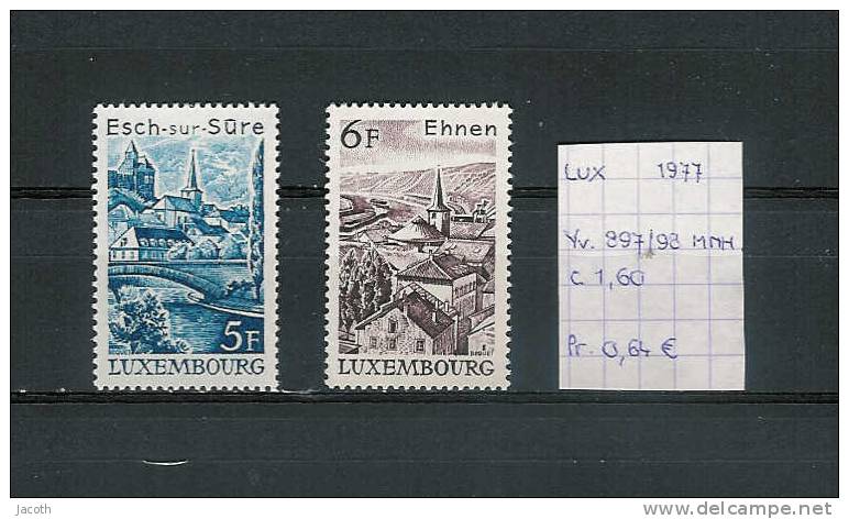 Luxembourg 1977 - Yv. 897/98 Postfris/neuf/MNH - Unused Stamps