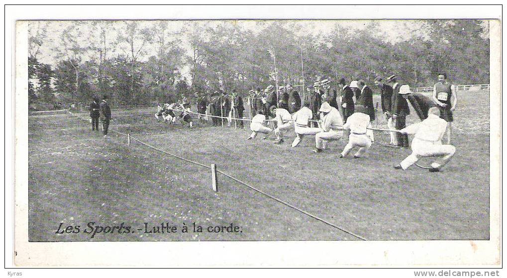 CPA 7,5X13 . Les Sports . LUTTE A LA CORDE - Ringen