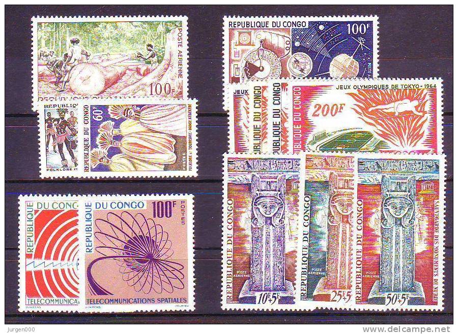 Nr 30/31, 39/41, 45/46, 47, 52/55, 67 **, Michel = 20 Euro (Z14536) - Collections