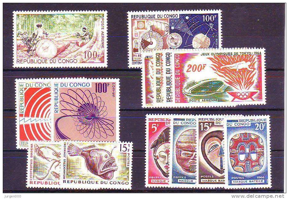 Nr 30/31, 47, 52/55, 57/58, 67, 111/114 **, Michel = 20 Euro (Z14537) - Collections