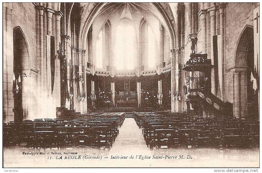 CPA De LA REOLE - Intérieur De L'Eglise Saint-Pierre. - La Réole