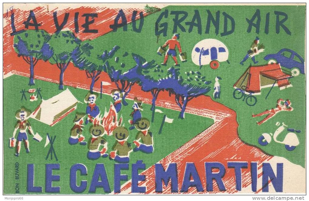 Buvard La Vie Au Grand Air LE CAFÉ MARTIN - Coffee & Tea