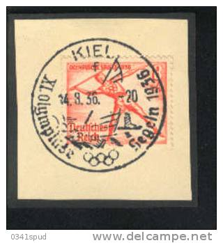 Jeux Olympiques 1936 Allemagne  Sailing Vela Voile Kiel - Ete 1936: Berlin
