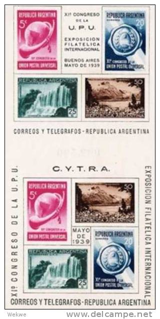 Spz302 ARGENTINIEN - / UPU Kongress 1939. Block 32+ 3 Als Grossblock ** - Blocks & Kleinbögen