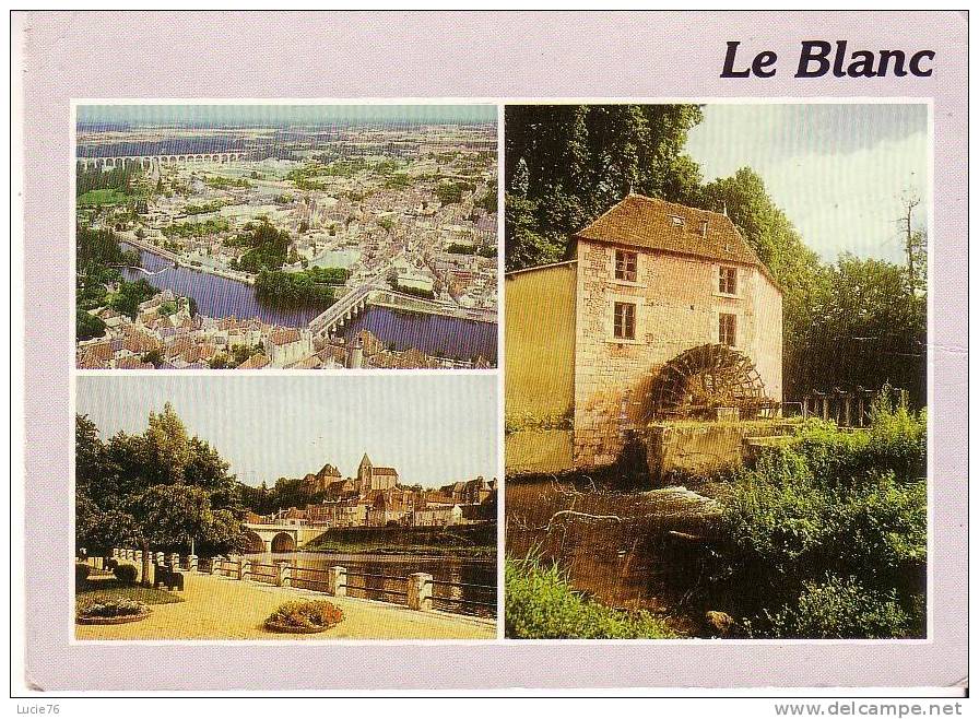 LE BLANC -  Panorama De La Ville - 3 Vues - Le Blanc