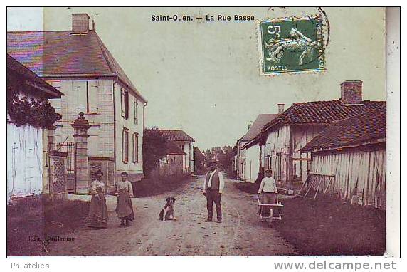 ST OUEN  RUE BASSE 1909 - Saint Ouen