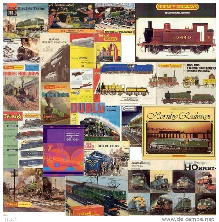 DVD-rom Avec Plus De 190 Documents Hornby Meccano Dinky Triang Train - English