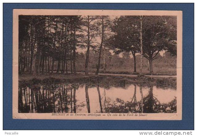 CP BRUNOY ET SES ENVIRONS ARTISTIQUES - UN COIN DE LA FORET DE SENART - LUCIEN CAUSSAT - Brunoy