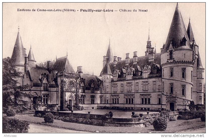 CPA Belle Carte FRANCE Pouilly-sur-Loire  Environs De Cosne-sur-Loire Château Du Nozet - TBE - Pouilly Sur Loire