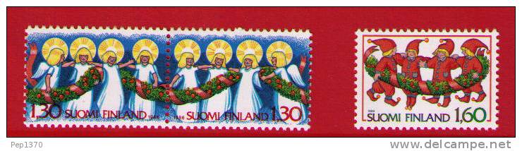 FINLANDIA 1986 - NAVIDAD NOEL - YVERT 969-971 - Neufs