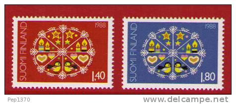 FINLANDIA 1988 - NAVIDAD NOEL- YVERT 1030-1031 - Ungebraucht