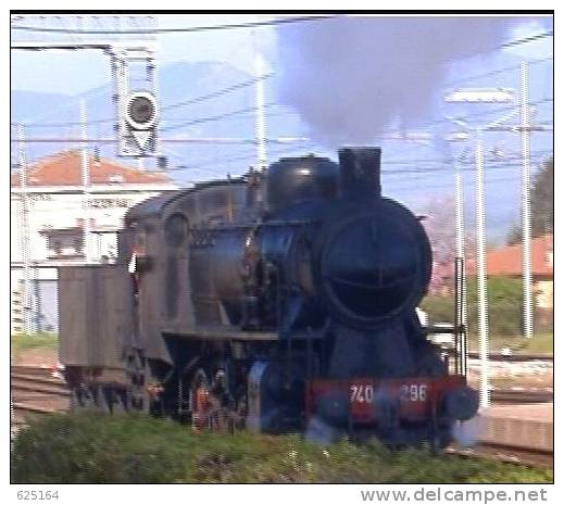 DVD N. 8  Locomotives à Vapeur FS 740.296 Spoleto-Fabriano Et FS 625.100 Fano-Ancona  Trains - Viajes