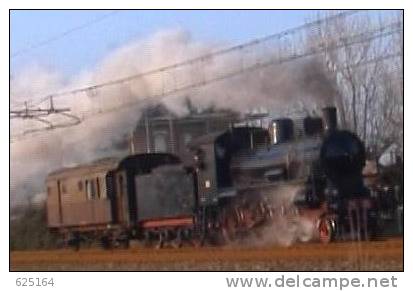 DVD N. 8  Locomotives à Vapeur FS 740.296 Spoleto-Fabriano Et FS 625.100 Fano-Ancona  Trains - Viajes