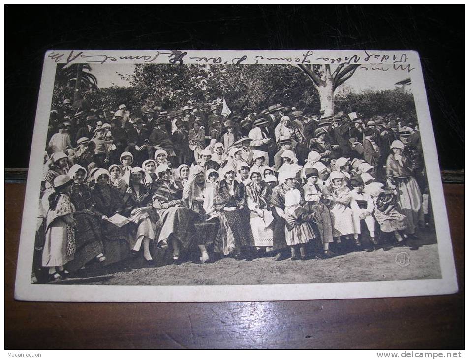 LE CANET Groupe Folklorique D Assistants Costumes à La Foire Provençale De 1927 ( Habit Traditionel Provence - Canet En Roussillon