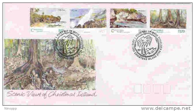 Christmas Island  1993 Scenic Views FDC - Christmas Island