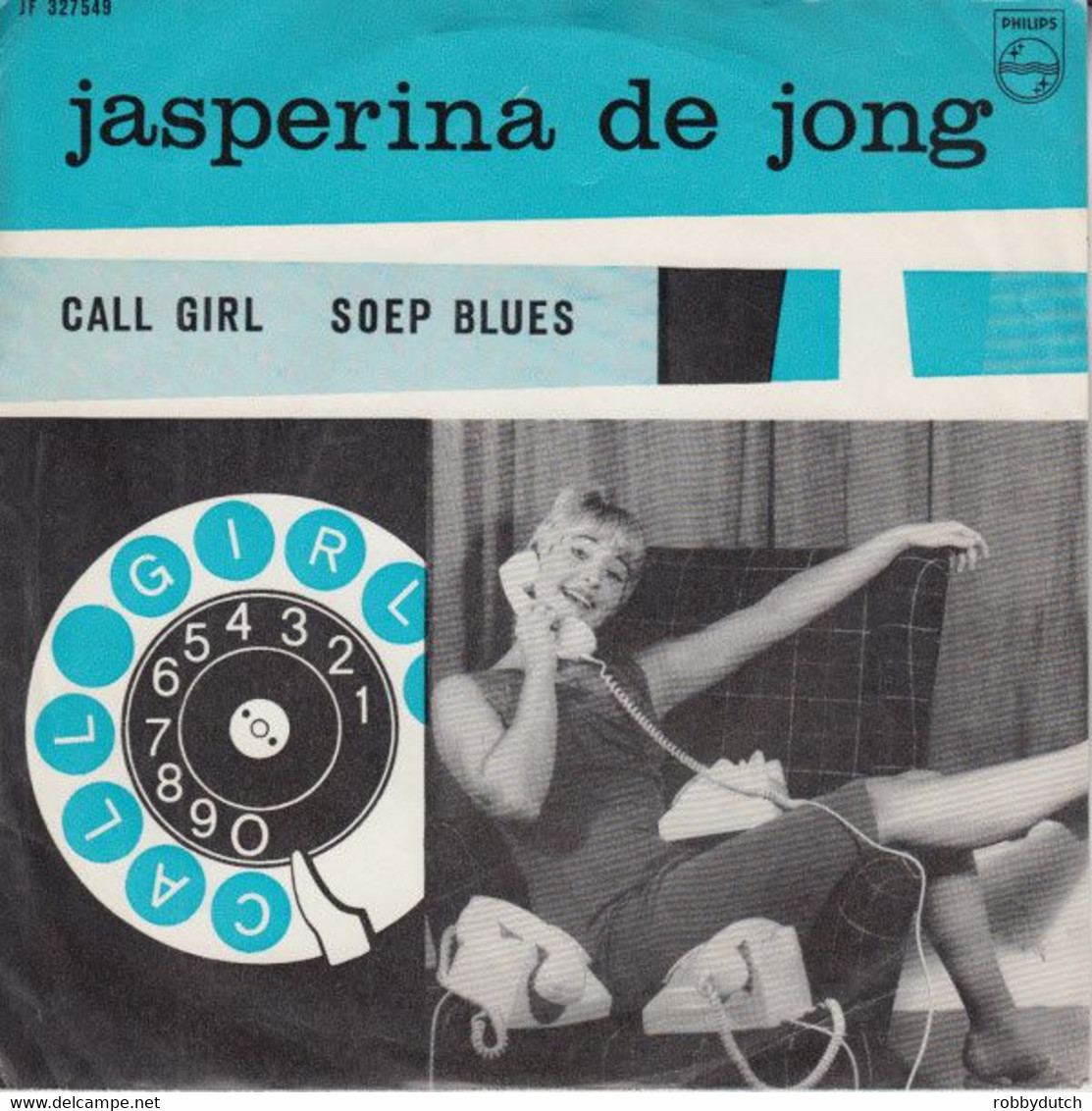 * 7" * JASPERINA DE JONG - CALL-GIRL / SOEP BLUES - Humor, Cabaret