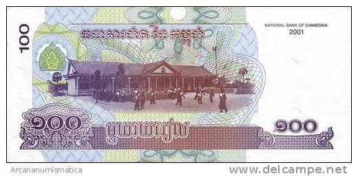 CAMBOYA  100 RIELS  2001  KM#53  PLANCHA/SC/UNC   DL-5937 - Cambodia