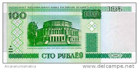 BIELORRUSIA/BELARUS  100 RUBLOS 2000  KM#26  PLANCHA/UNC   DL-5953 - Bielorussia