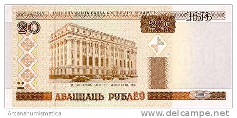 BIELORRUSIA/BELARUS  20 RUBLOS 2000  KM#24  PLANCHA/UNC   DL-5957 - Belarus