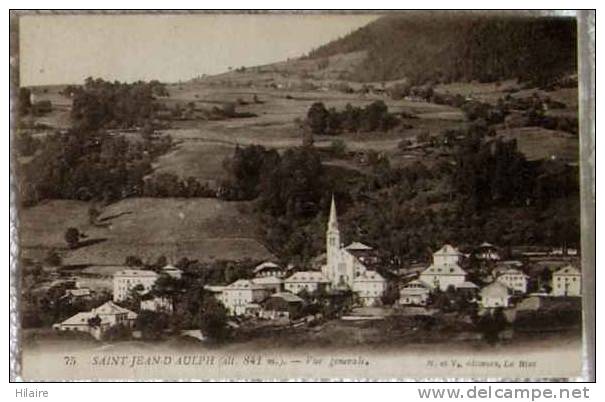 Cpa 74 ST SAINT JEAN AULPH Vue Generale - Saint-Jean-d'Aulps