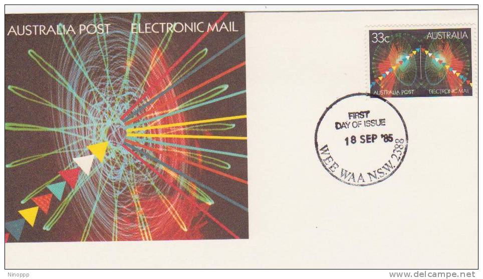 Australia 1985 Electronic Mail 33c  FDC - FDC