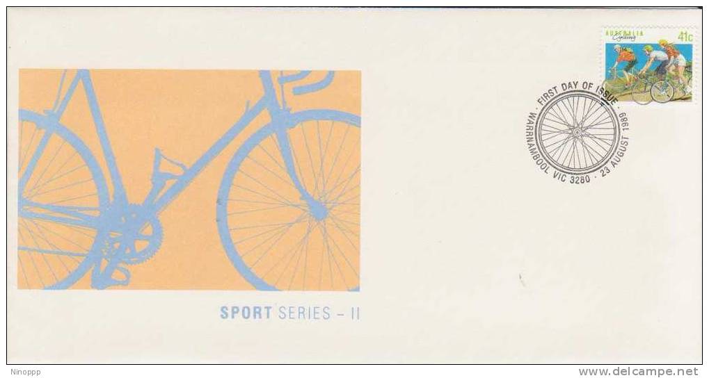 Australia  1989  Cyclism 41c  FDC - FDC