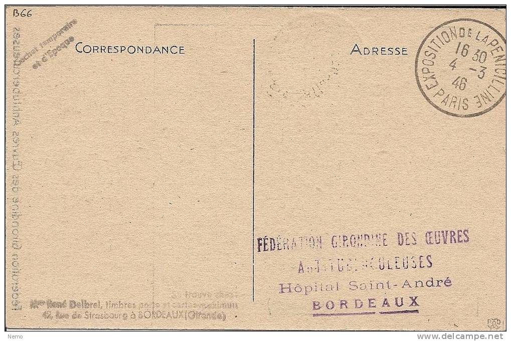 FRANCE Carte Maximum.   Aidez Les Tuberculeux. - 1940-1949