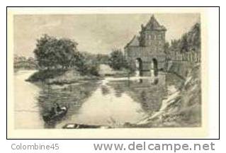 Cpa Moulin à Eau Charleville Dessin De J Weismann - Moulins à Eau