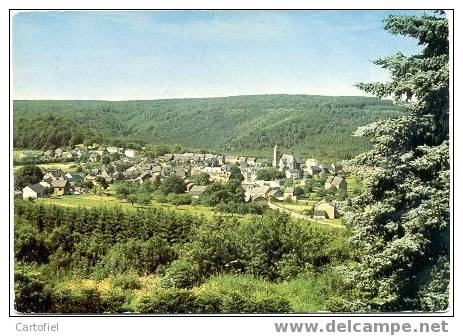 HERBEUMONT - SUR - SEMOIS - PANORAMA / TIMBRE ARRACHEE!!! - Herbeumont