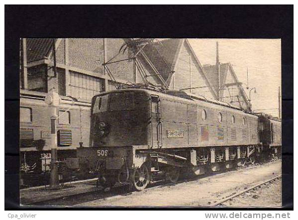 94 IVRY SUR SEINE Gare, Locomotive Ouest, Machine 2D2 502, Electrique, Ed HMP 376, 194? - Ivry Sur Seine