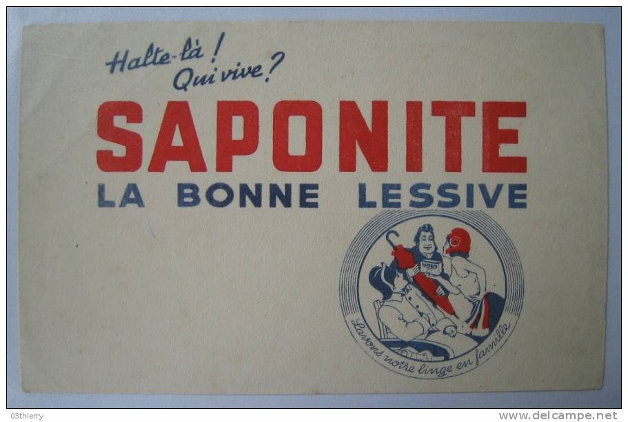 BUVARD-LESSIVE SAPONITE- - Elektriciteit En Gas