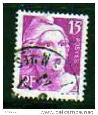 FRANCE      Oblitéré       Y. Et T. N° 727            Cote: 2.50 Euros - 1945-54 Marianne De Gandon