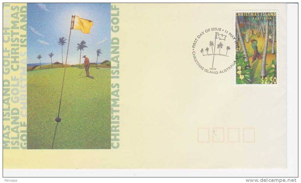 Christmas Island 1995 Golf  FDC - Christmaseiland