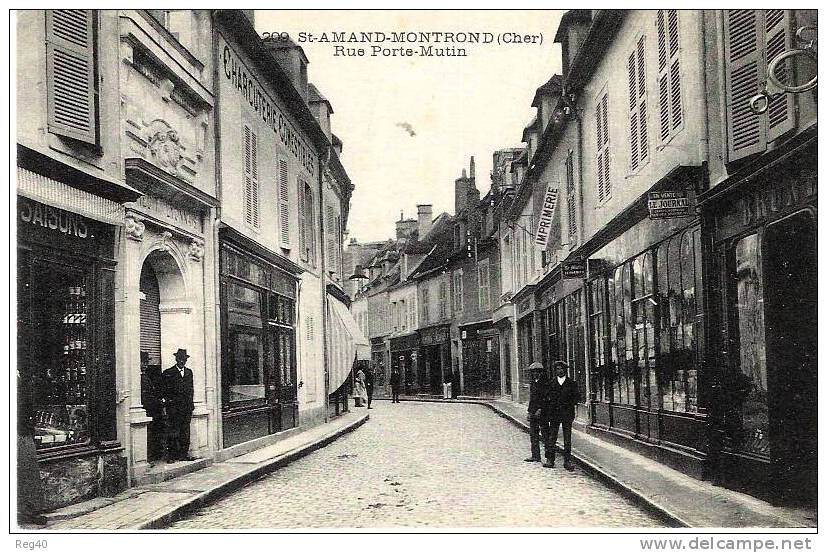 D18 - SAINT AMAND MONTROND  -  Rue Porte Mutin - Saint-Amand-Montrond